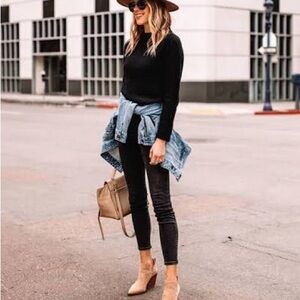 Vince Camuto Gigiette Tortilla Suede Booties